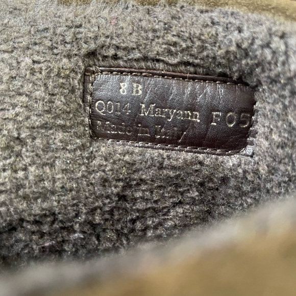 Coach Maryann Size 8B Brown Suede/Beaded/Rabbit Fur Winter Boots - Picture 6 of 6